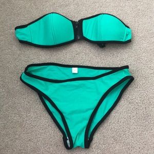 two piece swimsuit